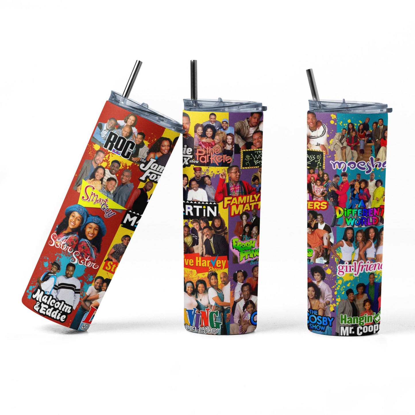 Throwback Black Sitcoms Tumbler - PR Designs, LLC