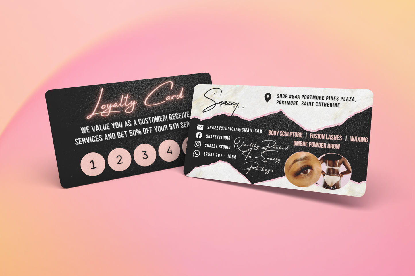 Business Cards - PR Designs, LLC