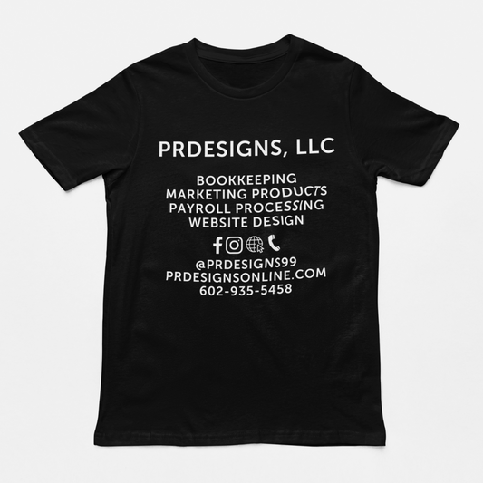 Business Branded T-Shirt - PR Designs, LLC