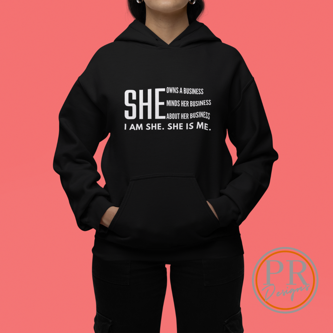 SHE Collection - I Am She Hoodie - PR Designs, LLC