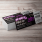 Event Tickets - Business Tickets - PR Designs, LLC