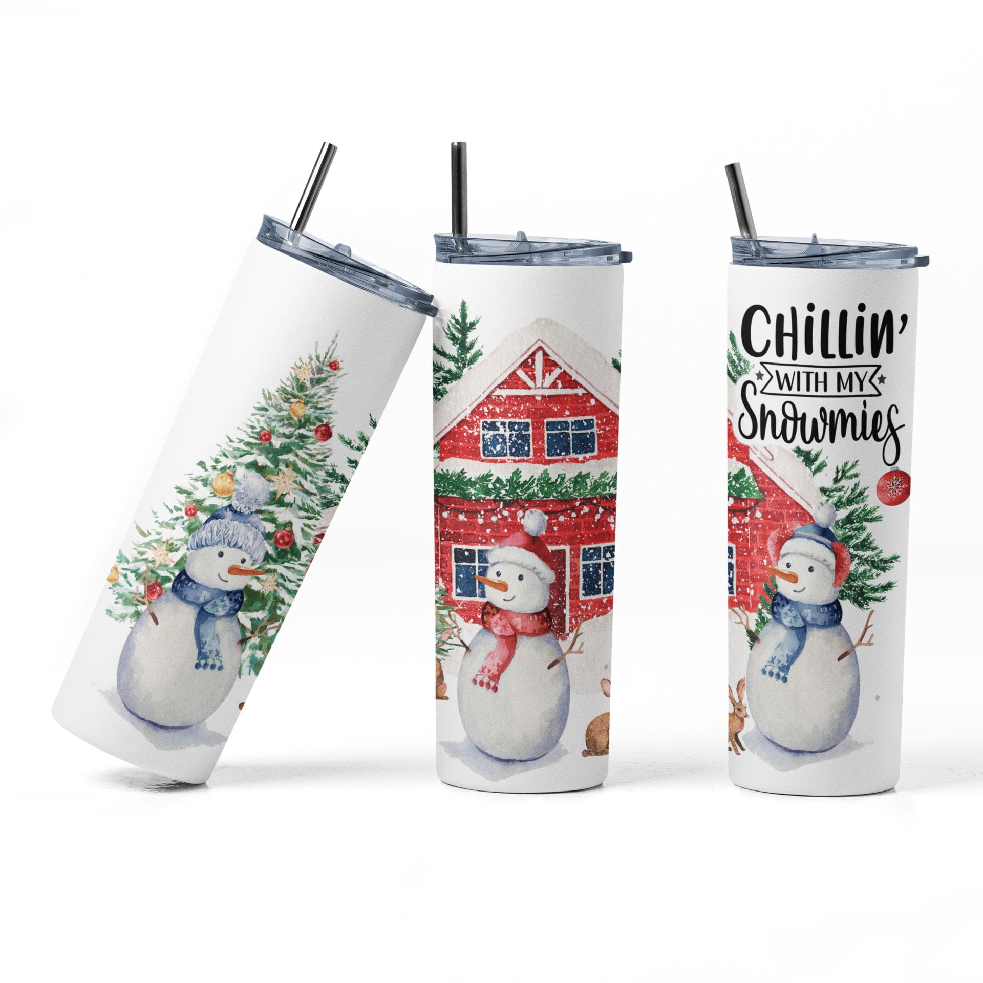 Chillin with Snowmies Tumblers - PR Designs, LLC